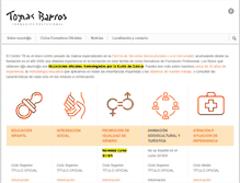Tablet Screenshot of centrotomasbarros.com